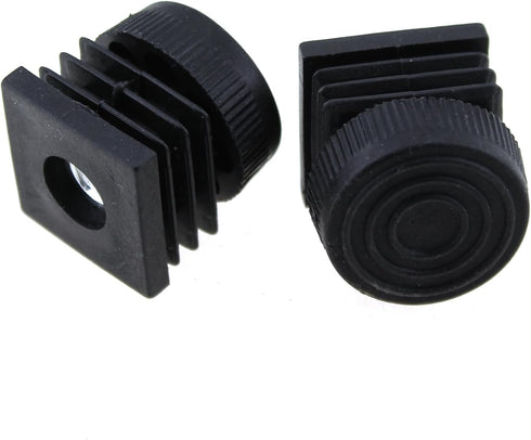 TAODAN 4PCS Square Insert Furniture Adjustable Leveler Nut Plugs Slide Rail Floor Protector Suitable for Mechanical