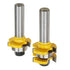 Tongue and Groove Router Bit Set, 2 Grooving Router Bits for Woodworking Tools, 1/2 Inch Shank