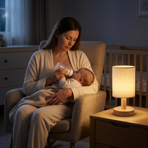 2200mAh 2700K Dimmable Small Cordless Bedside Table Lamp, Rechargeable Battery Powered Lamp with Touch Control, Warm