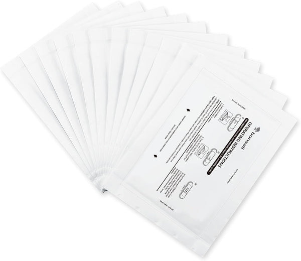 bonsaii Paper Shredder Lubricant Sheets,12-Pack (8.4 x 5.9 inch/Piece)
