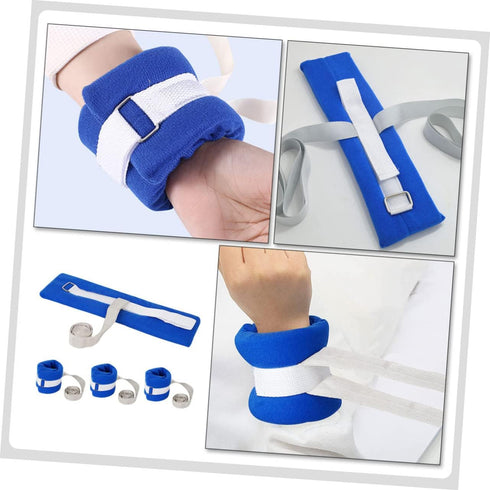 FRCOLOR Medical Anti-Scratch Leg Strap - Quick-Release Patient Restraint