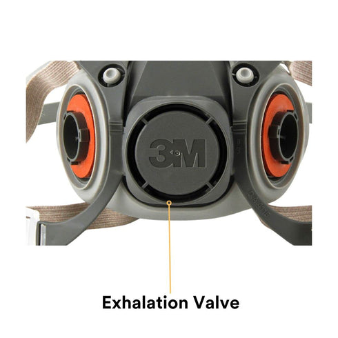 3M 6300, Half Facepiece Reusable Respirator NIOSH, Four-Point Harness, Comfortable Fit, Dual Airline Supplied Air