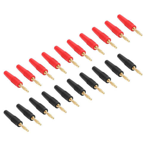 5 Set Banana Plug Wire Kit 10A, Solder Connect 2mm Test Cable, Electrical Inspection Tool for Home Industry