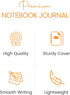 Notebook Journal - Pack of 8 A5 Notebooks, 5.5 x 8 in, Cute Soft Paper Cover for Travel, Meditation, Wedding