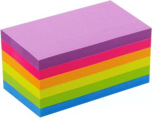 Early Buy Sticky Notes, 6 Bright Color 3 in x 5 in Self-Stick Notes, 70 Sheets/Pad