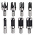 8Pcs Wood Plug Cutter Drill Bit Set, Carbon Steel Titanium Coated Woodworking Chamfer Drill Bits