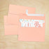 LUXPaper A7 Invitation Envelopes - 50 Qty - Peel & Press Blush Pink 5 1/4" x 7 1/4" 80lb Text