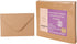 V-flap Kraft Envelopes, 50 Pack, 4 x 6 Inch, Brown Card Envelopes, A4 Invitations, Postcard Envelopes with Gummed Flap