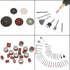 141PCS Set, Mini Rotary Electric Grinder Tool Accessories Rotary Tool Accessories Kit for Sanding Grinding Polishing