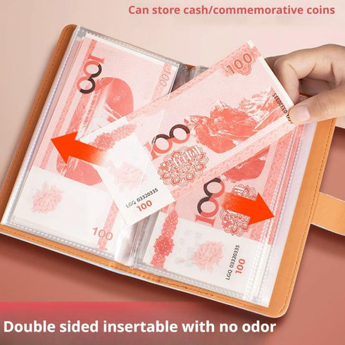 Generic 100 A6 Envelopes Money Saving Challenge Binder with Lock, Savings Binder Challenge Book Budget Planner