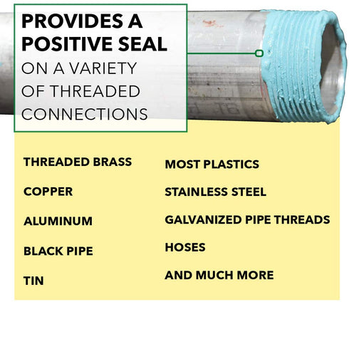 Gasoila Thread Sealant for Ethanol E10 & E85, Non-Hardening, Non-Toxic Dark Green Paste, 1/4 Pint