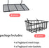 Black Pegboard Baskets and Container Holders, Wire Shelf Organizer Attachments for Tools and Workbench Storage