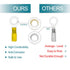 180 PCS Heat Shrink Wire Connectors, Automotive Marine Ring Terminal Kits for 10-22 AWG by Housun