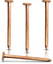 50 Pack 2 Inch USA MADE Copper Nails, Solid Pure Copper Roofing Finish Spikes for Furniture and Boat