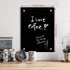 Okydoky 12" x 16" Black Glass Dry Erase Whiteboard - Frameless for Home, School, Office