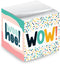 Modern Appreciation Sticky Note Cube, 600 Sheets, 2.75" Motivational Memo Block Printed on 4 Sides, Made in USA