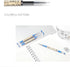 Gel Ink Pen Quick Drying Liquid Ink, 0.38 mm Fine Point Japanese Style Pens, 12 Pcs (4 Black, 4 Blue, 4 Red)