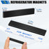 LOVIMAG 60 x 10 x 3 mm Rare Earth Bar Magnets, Black Waterproof Neodymium with Epoxy Coating, Pack of 5