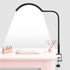 Half Moon Light for Nail Desk, Dimmable Lamp with Clamp for Manicure,