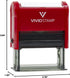 Incomplete Finish and Return Teacher Self Inking Rubber Stamp (Red Ink) - Large