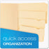 Pendaflex Divide It Up File Folders, Letter Size, Manila, 24/Pack (10770)