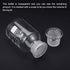 PATIKIL 250mL Reagent Media Bottle, 1Pcs Round 3.3 Borosilicate Glass Graduated Storage Bottle with Clear Cap