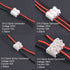 100Pcs 2P CH2 + 3P CH3 Quick Connector Spring Wire Connector - Screw Terminal Barrier Block for LED Strip Light Wire