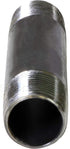 Everflow Supplies NRLB1004 Black Left/Right Steel Nipple Pipe Fitting, 4" Long, 1" Nominal Size Diameter