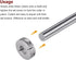 HARFINGTON 4pcs Shaft Collar 18mm Bore Aluminum Alloy Set Screw Split Clamp-On Collars for Wheel Barrow Axle, Industry