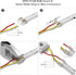 12mm 3Pin JST,3PIN WS2811 720LEDs/m WS2814 896LEDs/m BTF-LIGHTING FCOB COB Connector Kit,L-Shaped,Dual-End