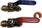 2 Pieces XFITTING 3/4" Push Fit Ball Valve - Includes 1 Clip for Hot and Cold Water
