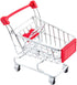 Restaurantware-5.5 5.4 Inch 1 x Mini Shopping Cart, Rectangle Tiny Shopping Cart - Desk Organizer, Accessory