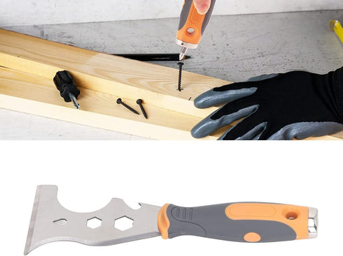 Paint Scraper 16 in 1, Putty Knife Painters Tool for Wood and Wallpaper
