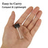 100 Pack Clear Glass Vials, 4ml with Black Plastic Screw Caps, Leak-Proof Bottles for Essential Oil, Reagent