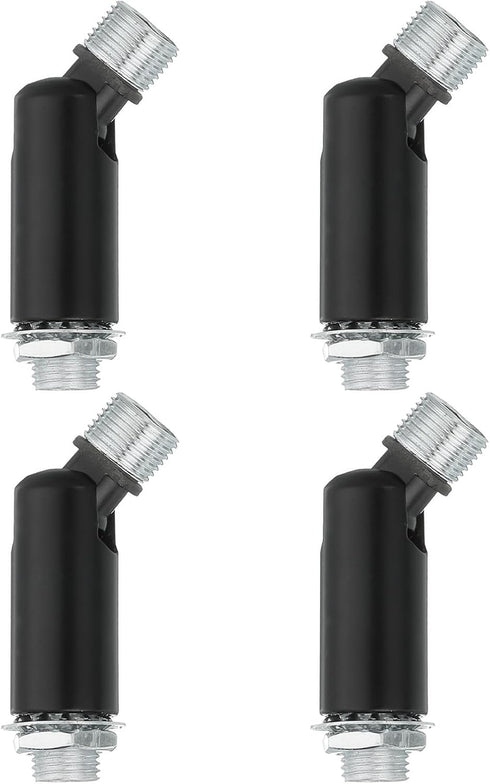 MECCANIXITY 4pcs Sloped Ceiling Adapter, 180 Degree Swivel M10 Fine Thread Sloped