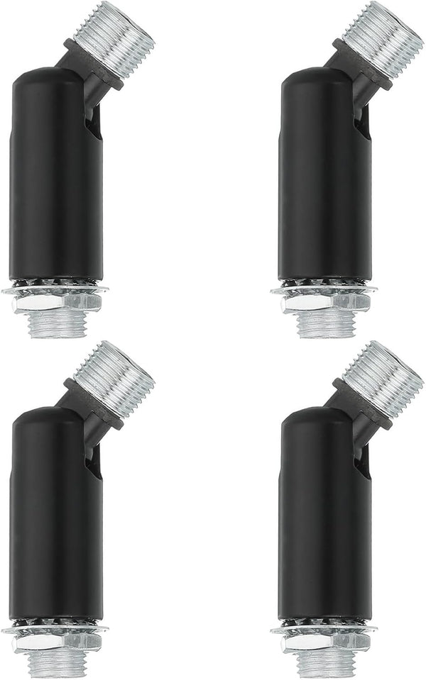 MECCANIXITY 4pcs Sloped Ceiling Adapter, 180 Degree Swivel M10 Fine Thread Sloped