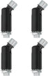 MECCANIXITY 4pcs Sloped Ceiling Adapter, 180 Degree Swivel M10 Fine Thread Sloped