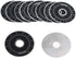 10pcs Adjustable Rotate Button Potentiometer Control Knobs & 10pcs 0-100 Scale Sheet