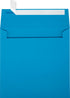 LUXPaper Square Invitation Envelopes, 6" x 6", Pool Blue, 80lb. Text, 50 Qty, Peel & Press