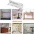 MINGFANITY 4PCS 5.5'' 1'' 2mm, Corner Brace Angle Bracket, L Bracket, Superior Stainless Steel, x M, Thickness Wood