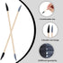 50 Pcs Sanding Sticks, Double End Matchsticks for Fine Detailing Polishing with Storage Box for Woodworking