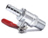 YOUHO 1/4 to 1/4 Hose Barb Straight Through Forged Brass Micro-Cut Ball Valve, 2PCS (Without Check)