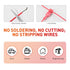 Nilight 480PCS/80 Pairs T-Tap Wire Connectors, Self-Stripping Quick Splice Electrical Terminals Assortment Kit