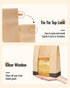 100Pcs 14 8.3 3.5 Inch 126 Bake Choice Paper Bread Bags for Homemade Bread, x x Sourdough Bags with Tin Tie Tab Lock