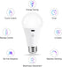 Powfloven Bulbs Dimmable Bulb 3 4 A19 Bulbs 1 Pack Rechargeable Light with Remote Control and USB Charging; Battery