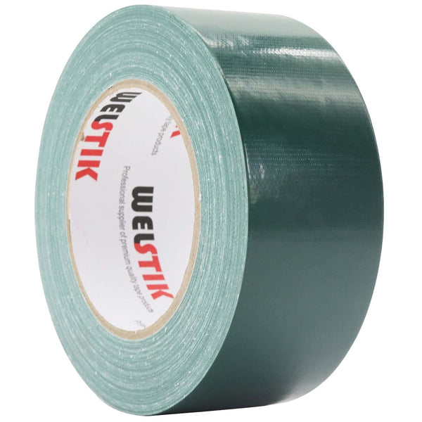 WELSTIK Professional Grade Dark Green Duct Tape, Waterproof Duct Cloth Fabric for Repairs, DIY, Indoor Outdoor Use