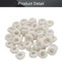 Fielect 100Pcs Rubber Grommet, 10mm Inner Dia, Oil Resistant Armature Rubber Grommets for Wiring Cable