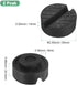 2-Pack 2.5 Inch Pinch M METERXITY Floor Jack Rubber Pad, Dia Universal Rail Weld Stand Jack Round Pad Adapter