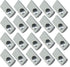 20 Packs 1/4-20 Threaded Steel Roll in T-Nut - T Slot Accessories for Aluminum Extrusion Profile Rail