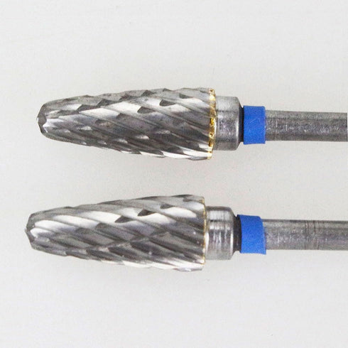 Airgoesin 10pcs HP Cutting Burs Drill Polisher Cutter Tungsten Carbide, 2.35mm Shaft Plaster Alloy Acrylic Polishing Cleaning